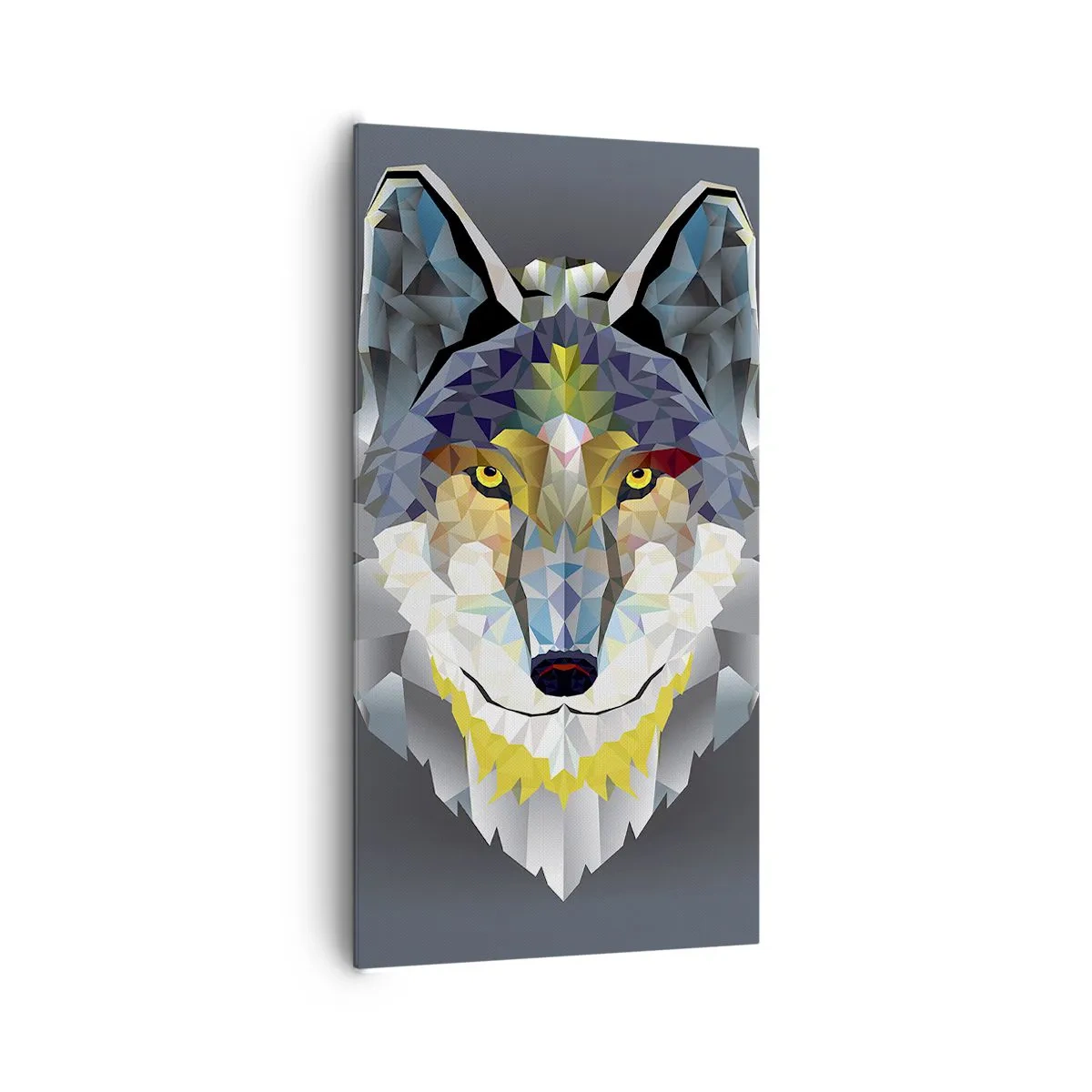 Lærredstryk - Billede på lærred - Når vi taler om ulven - 65x120 cm