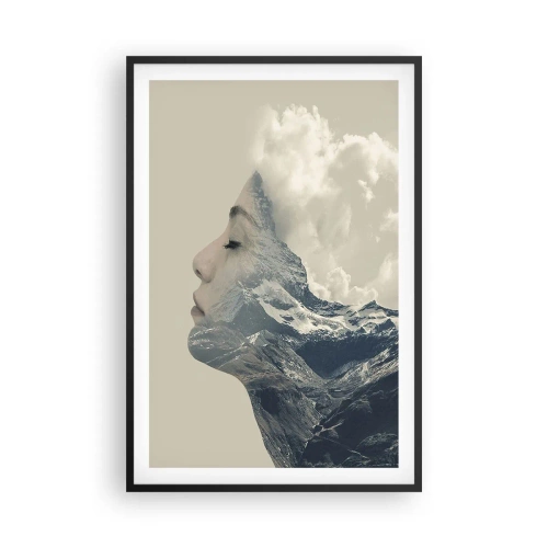 Plakat i sort ramme - Skønheden ved elementerne - 61x91 cm