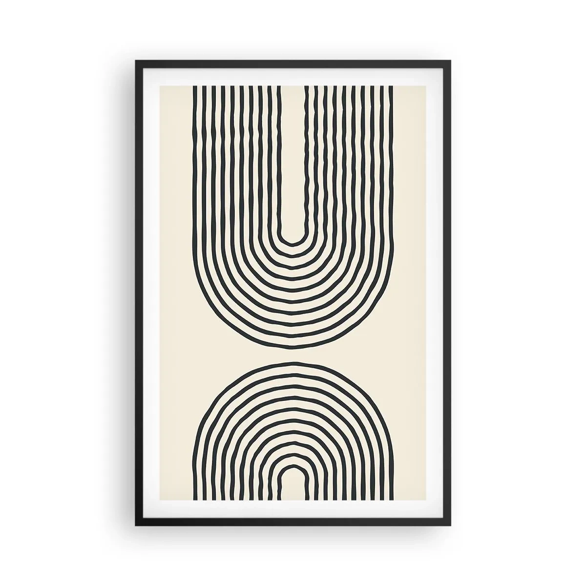 Plakat i sort ramme - Kommer snart... - 61x91 cm