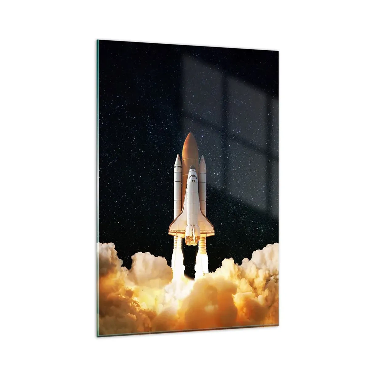 Billede på glas - Ad astra! - 80x120 cm