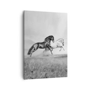 Lærredstryk - Billede på lærred - Engle og dæmoner - 50x70 cm