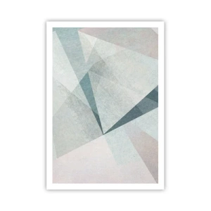 Plakat - Rolig og alligevel dynamisk - 70x100 cm