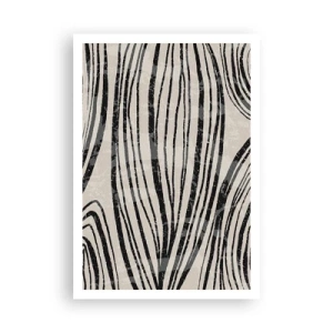 Plakat - Et spild af linjer - 70x100 cm