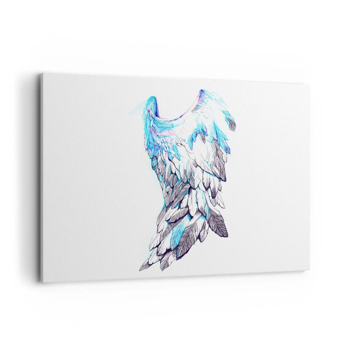 Lærredstryk - Billede på lærred - Jeg har brug for vinger - 100x70 cm