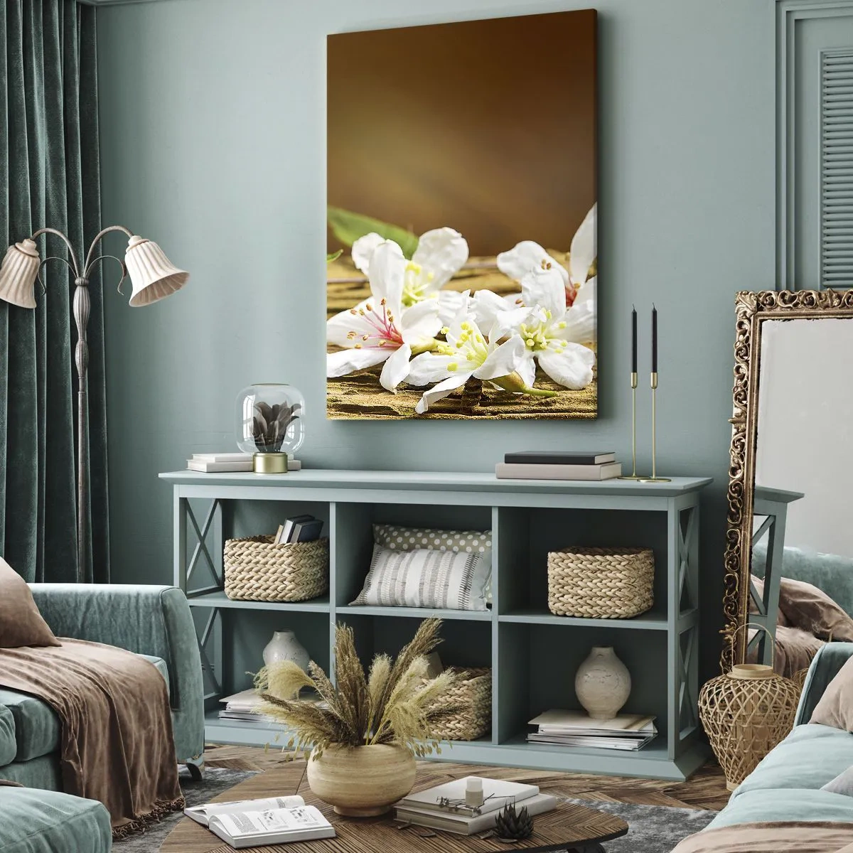 Lærredstryk - Billede på lærred - Et uskyldigt løfte - 80x120 cm