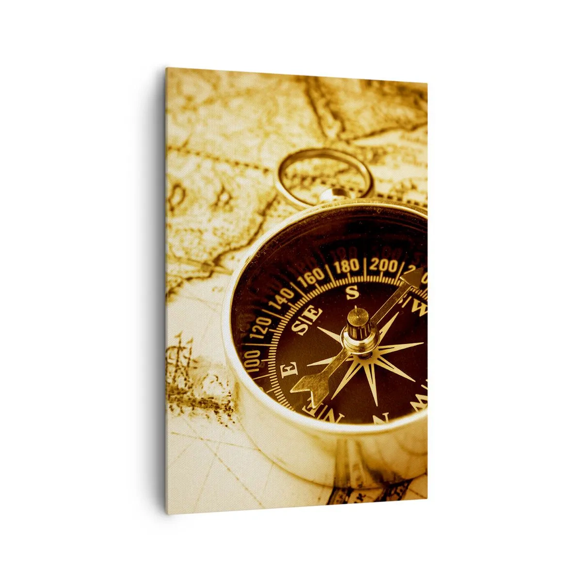 Lærredstryk - Billede på lærred - Øst eller vest? - 80x120 cm