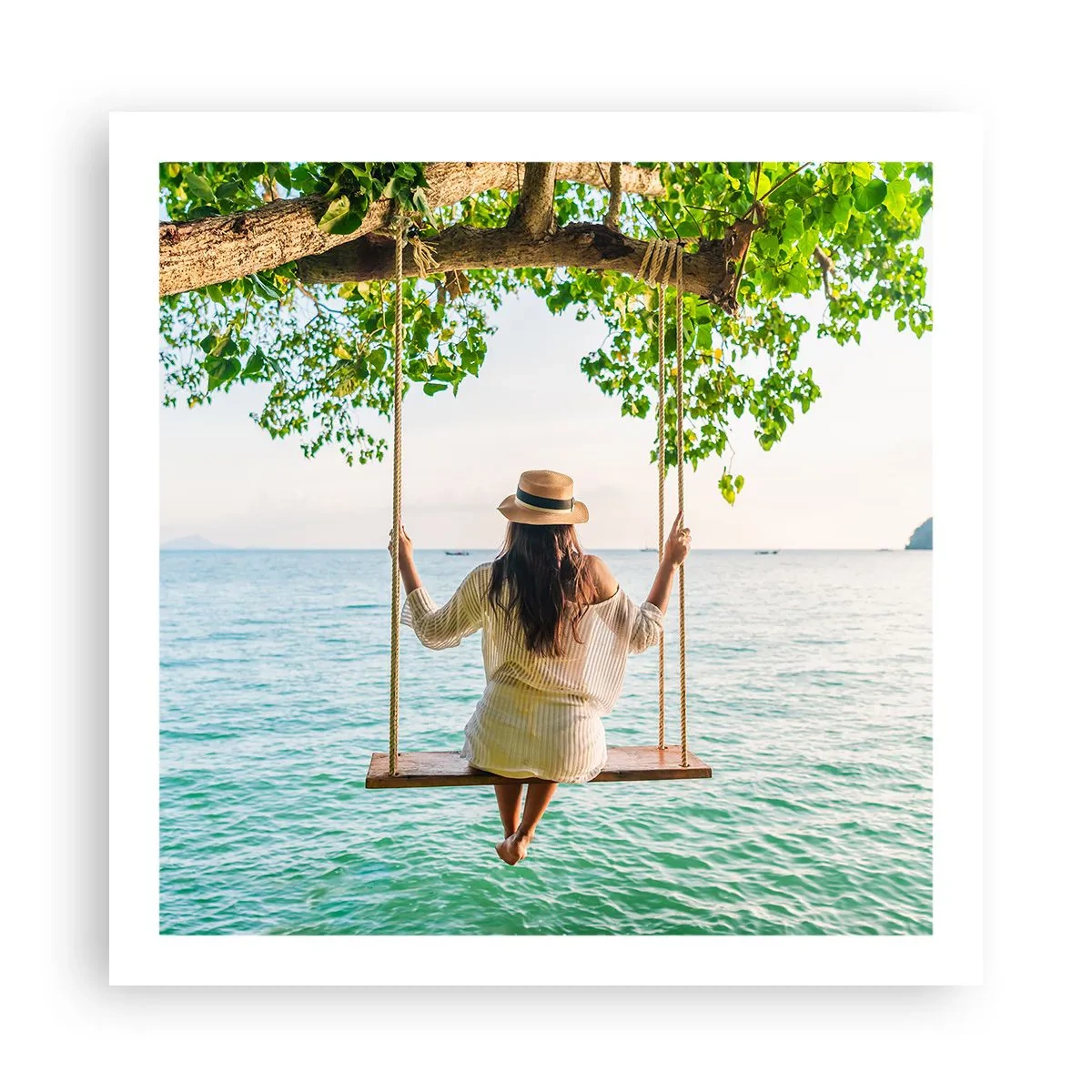 Plakat - Livet er smukt - 60x60 cm