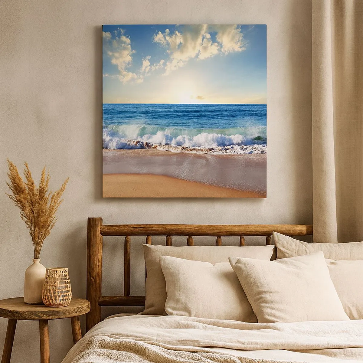 Lærredstryk - Billede på lærred - Bevægelse og stilhed på samme tid - 30x30 cm