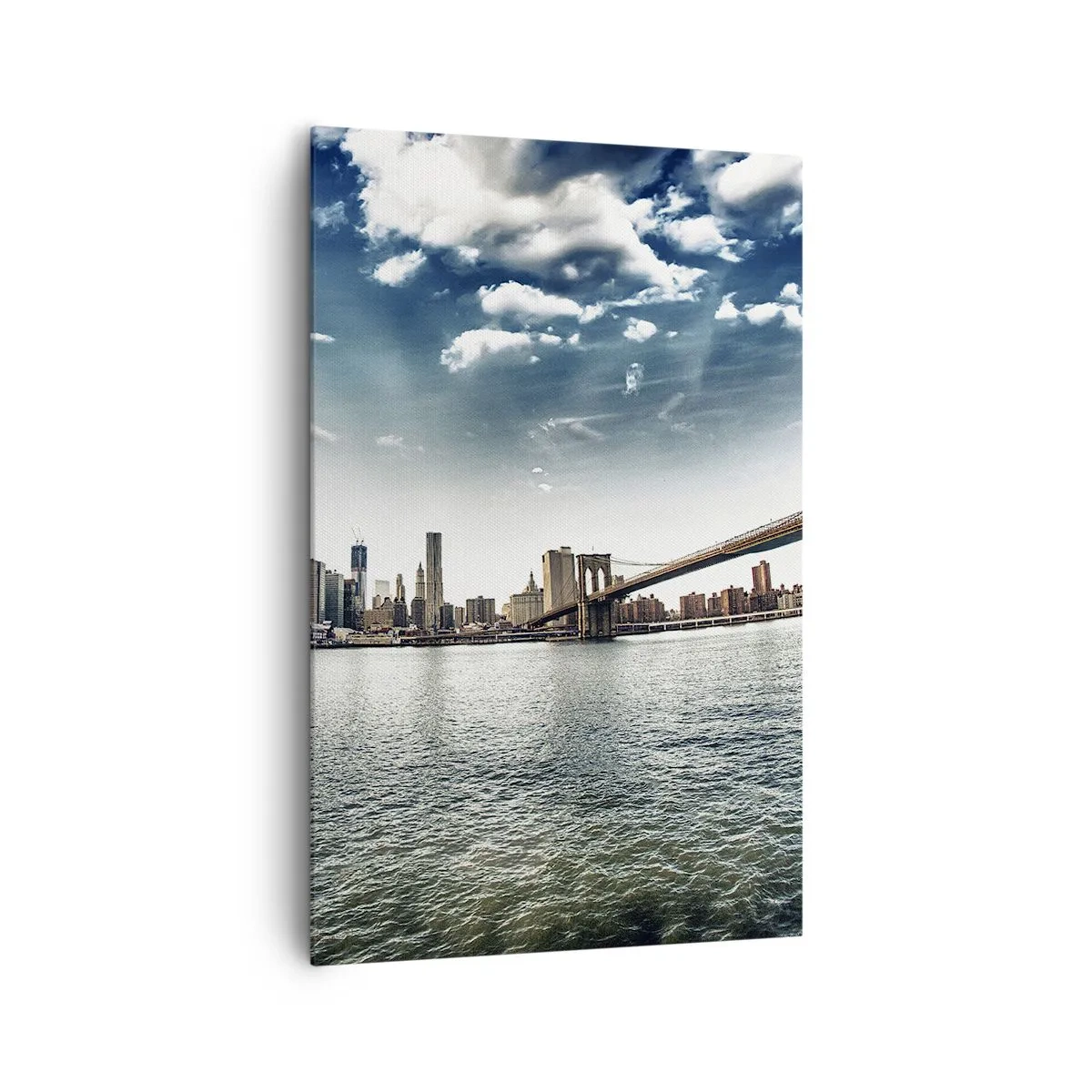 Lærredstryk - Billede på lærred - Glas ø - 80x120 cm