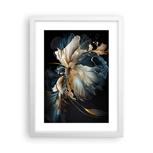 Plakat i hvid ramme - Eventyrlig bregneblomst - 30x40 cm