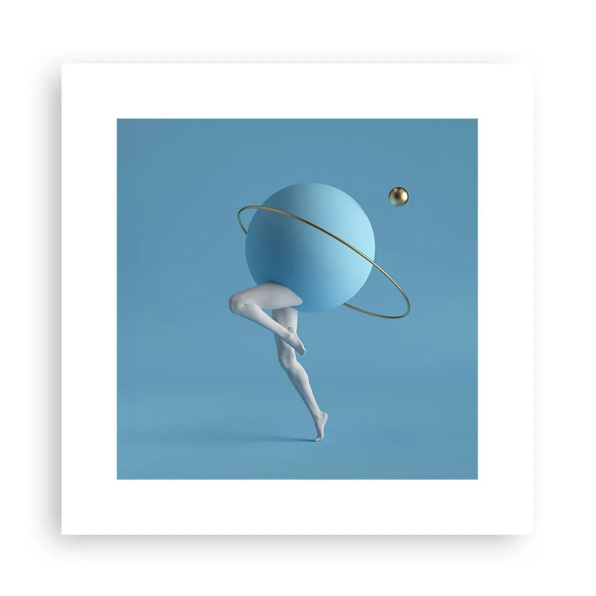 Plakat - Og planeterne går amok - 30x30 cm