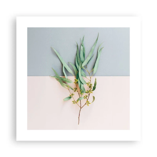 Plakat - Pastelfarvernes subtilitet - 40x40 cm