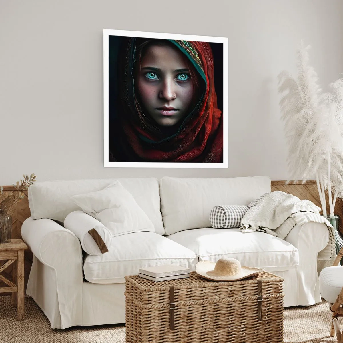 Plakat - Østens prinsesse - 60x60 cm