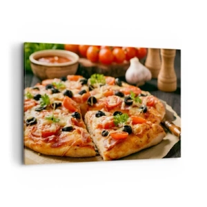 Lærredstryk - Billede på lærred - Du er sluppet af sted med det igen - 100x70 cm