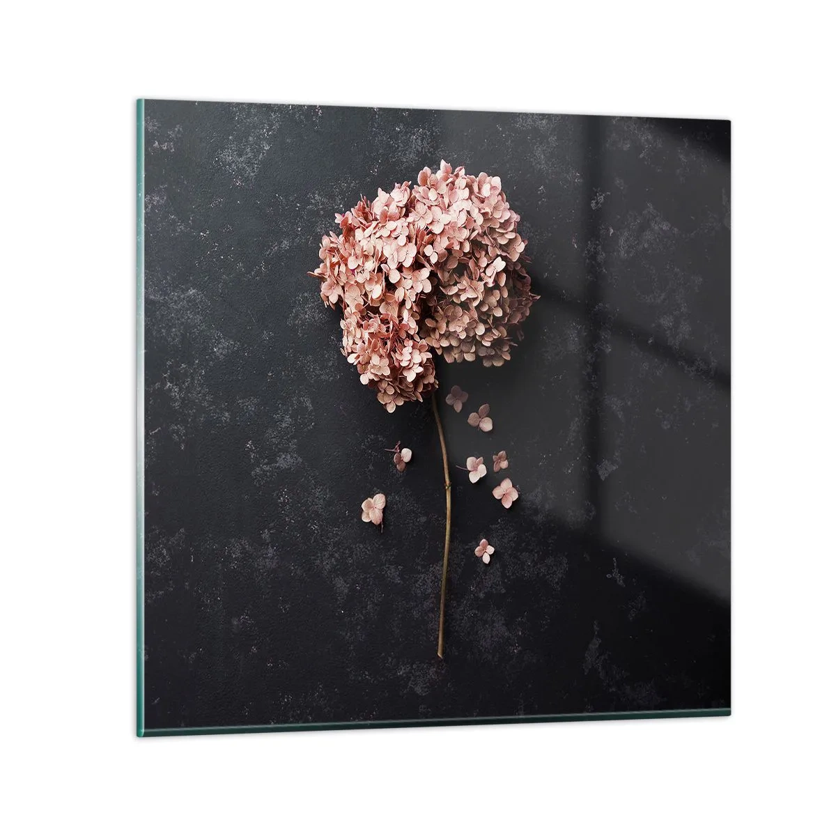 Billede på glas - Et virkelig romantisk tegn - 30x30 cm