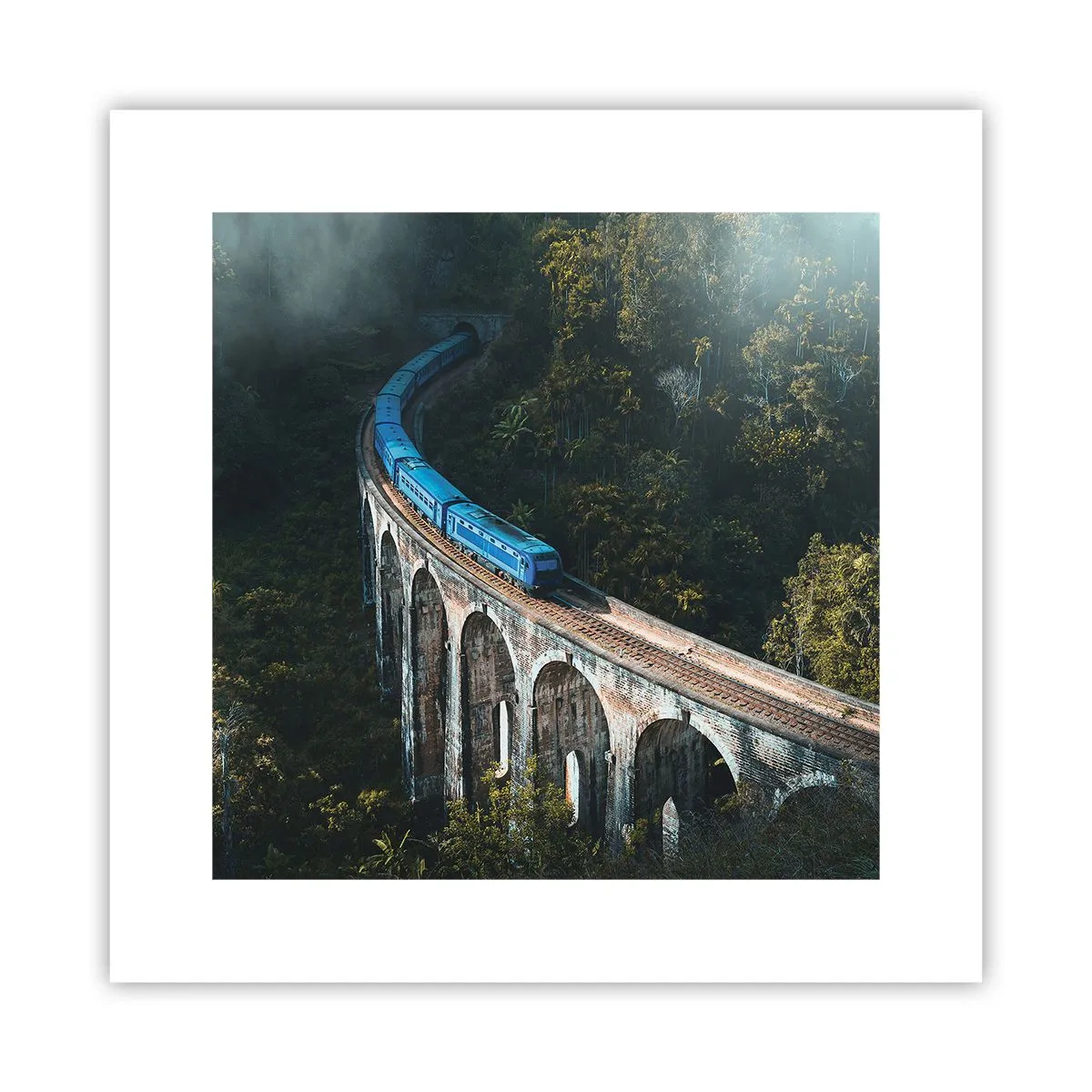 Plakat - Tog til naturen - 30x30 cm