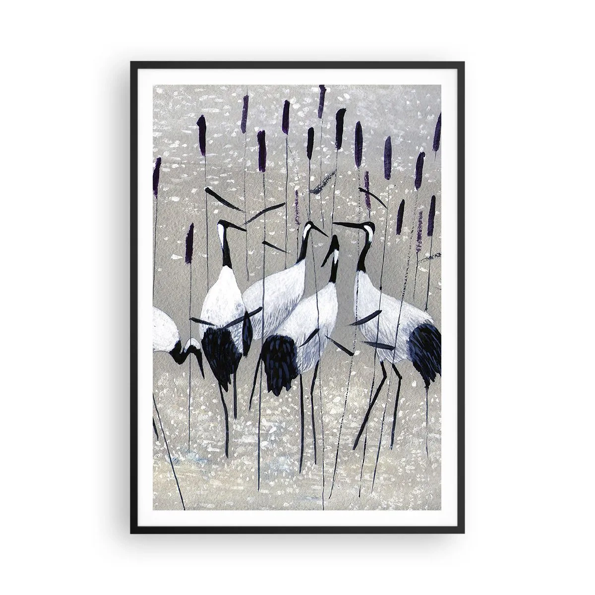 Plakat i sort ramme - Blandt sine egne - 70x100 cm