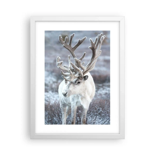 Plakat i hvid ramme - Portræt i solen - 30x40 cm