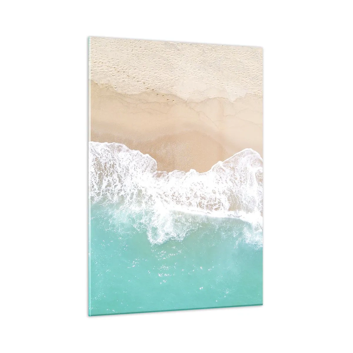 Billede på glas - Kærlig berøring - 50x70 cm