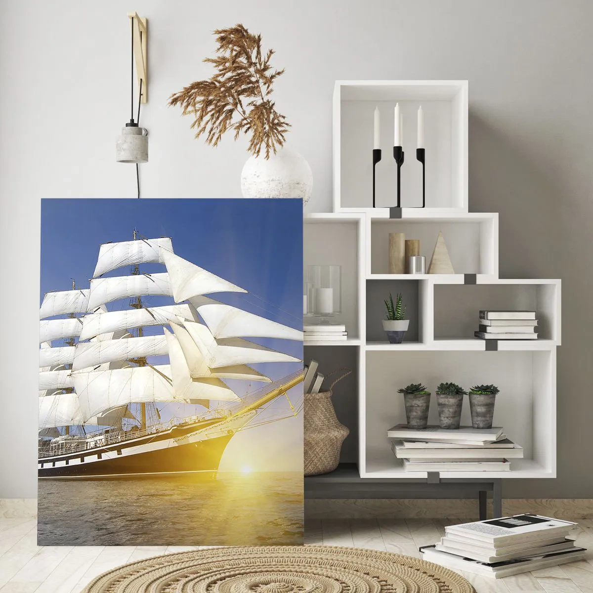 Billede på glas - Deres tid vil aldrig gå forbi - 80x120 cm