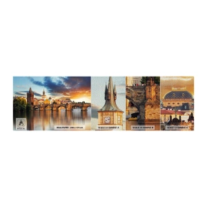 Prøve Fototapet Premium Sand - Smukt for evigt - By, Prag, Tjekkiet - 100x30 cm