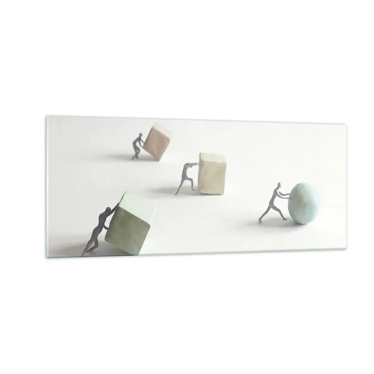 Billede på glas - Selve livet - 100x40 cm