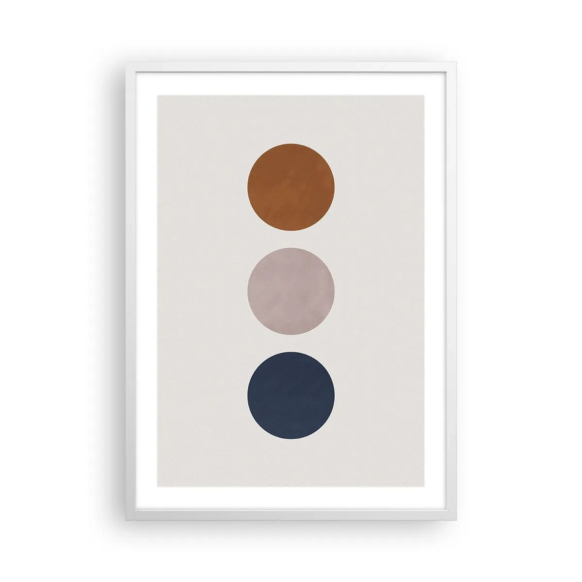 Plakat i hvid ramme - Et symbol på perfektion - 50x70 cm