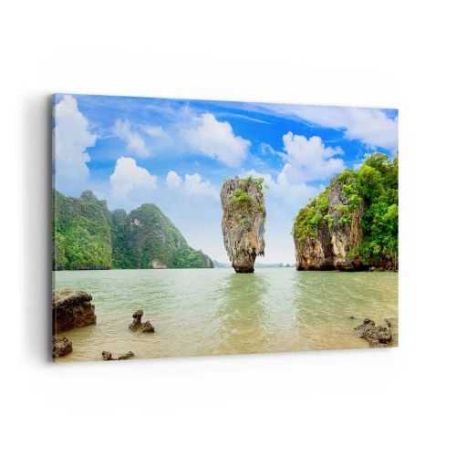 Lærredstryk - Billede på lærred - Klippeagtige naturvidundere - 100x70 cm