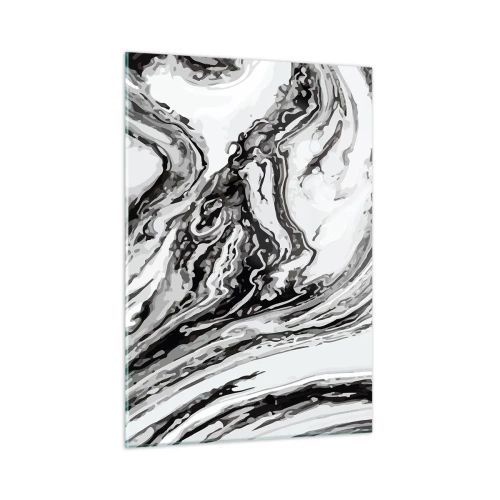 Billede på glas - I begyndelsen var det kaos - 50x70 cm