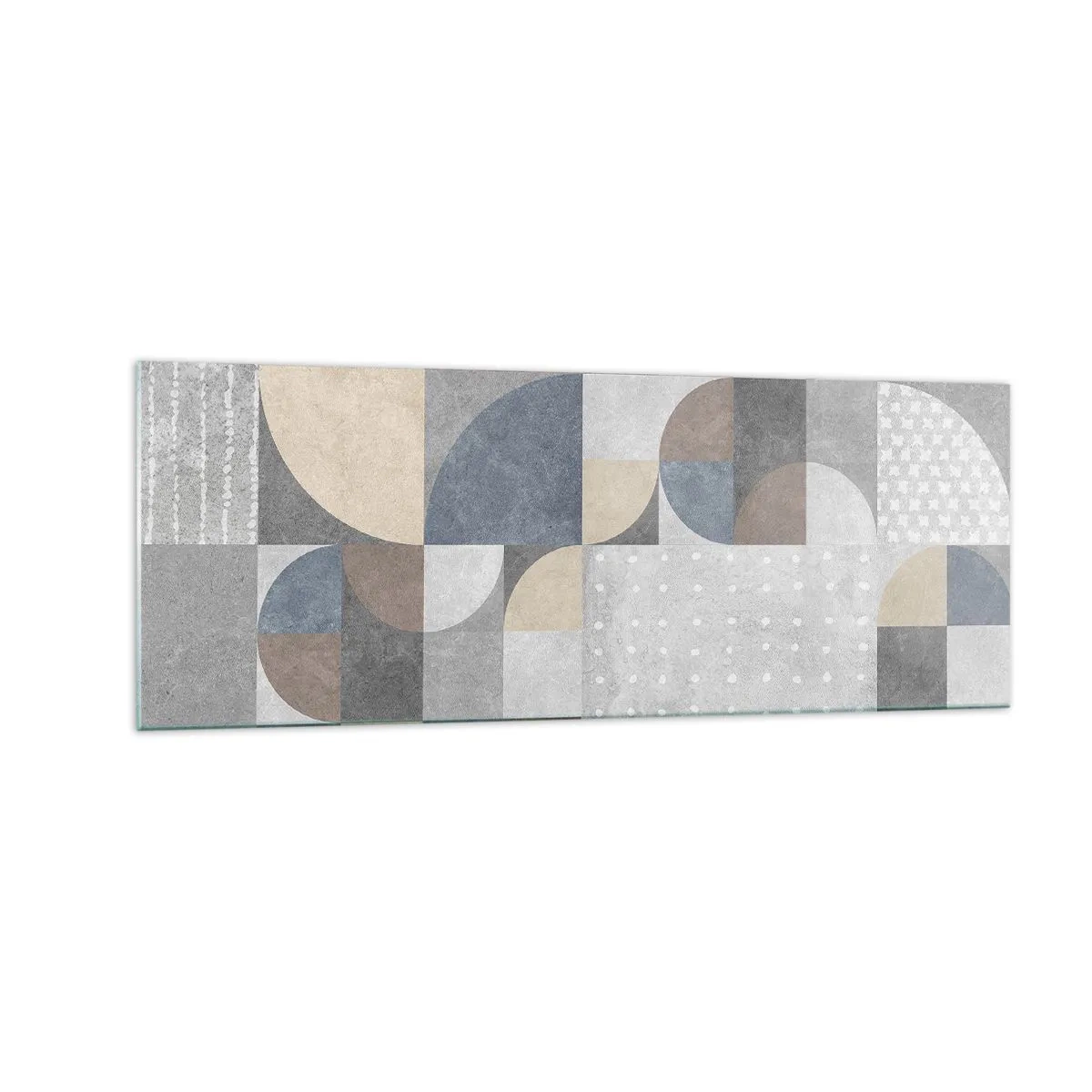 Billede på glas - Keramisk fantasi - 140x50 cm