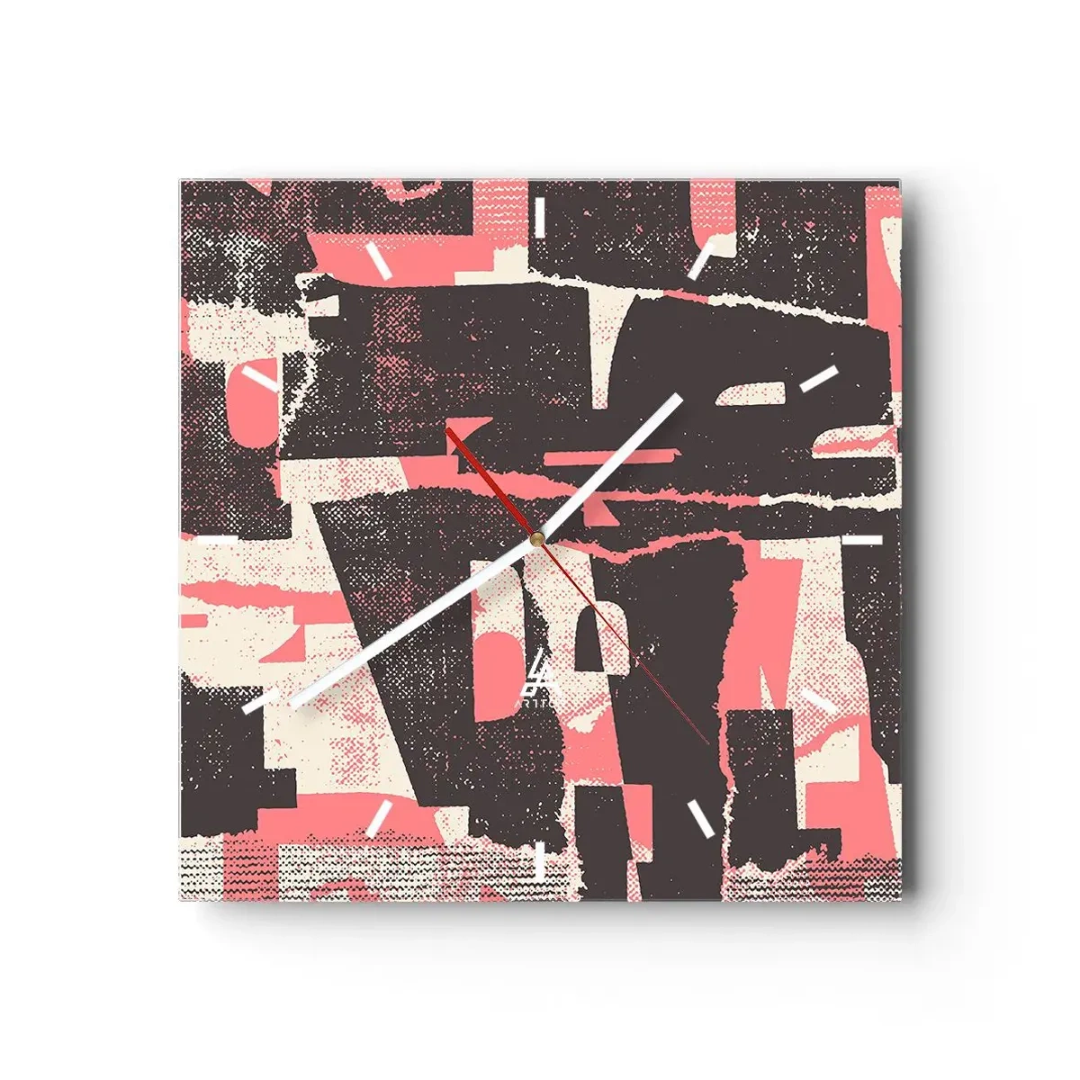 Vægur, Uret - Al trængsel og travlhed - 40x40 cm