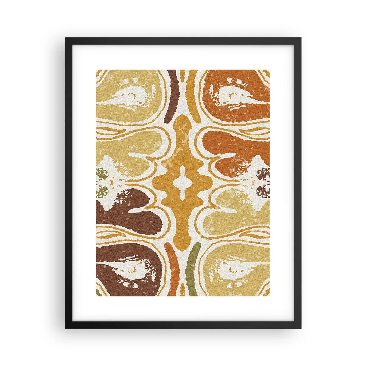 Plakat i sort ramme - Sentimental abstraktion - 40x50 cm