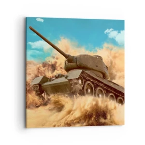 Lærredstryk - Billede på lærred - Ikke at slå - 70x70 cm