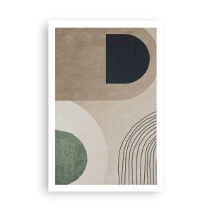 Plakat - Blidheden i en oval - 61x91 cm