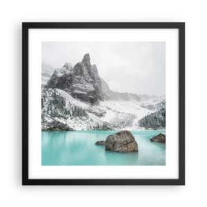 Plakat i sort ramme - På vagt - 40x40 cm