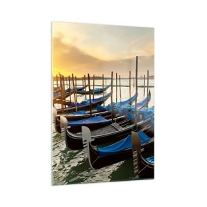 Billede på glas - Før travlheden kommer - 50x70 cm