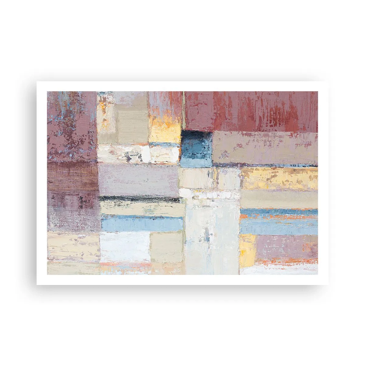 Plakat - Geometriens ro - 100x70 cm