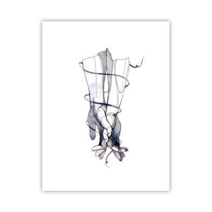 Plakat - En undersøgelse af berøring - 30x40 cm