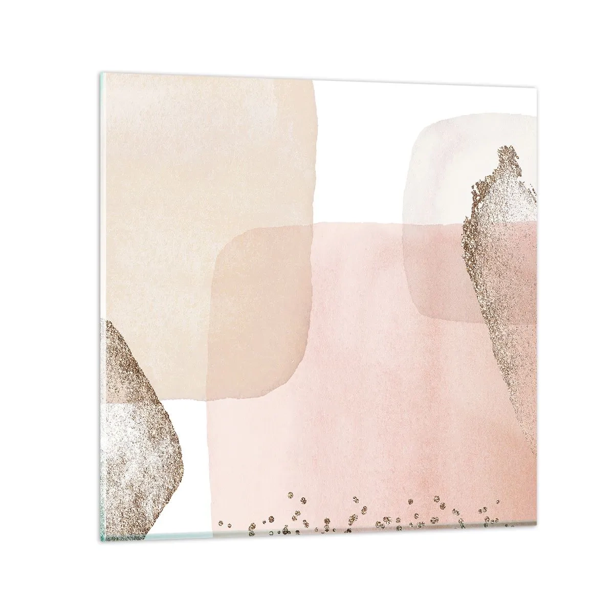 Billede på glas - Et kig gennem farver - 50x50 cm