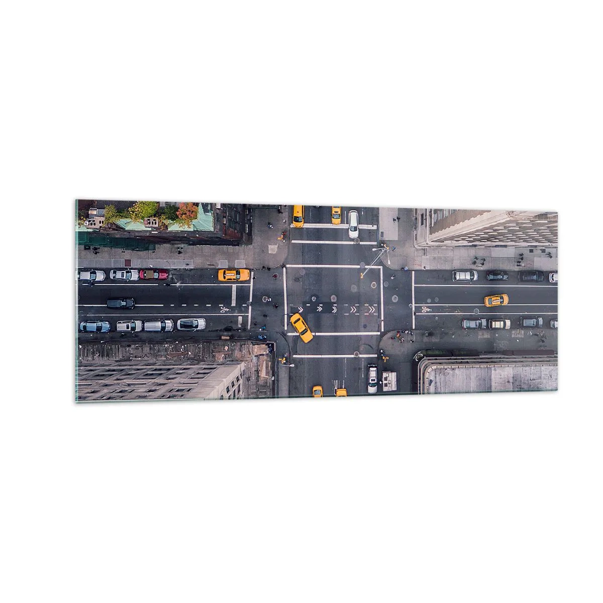 Billede på glas - Et enkelt valg - 140x50 cm