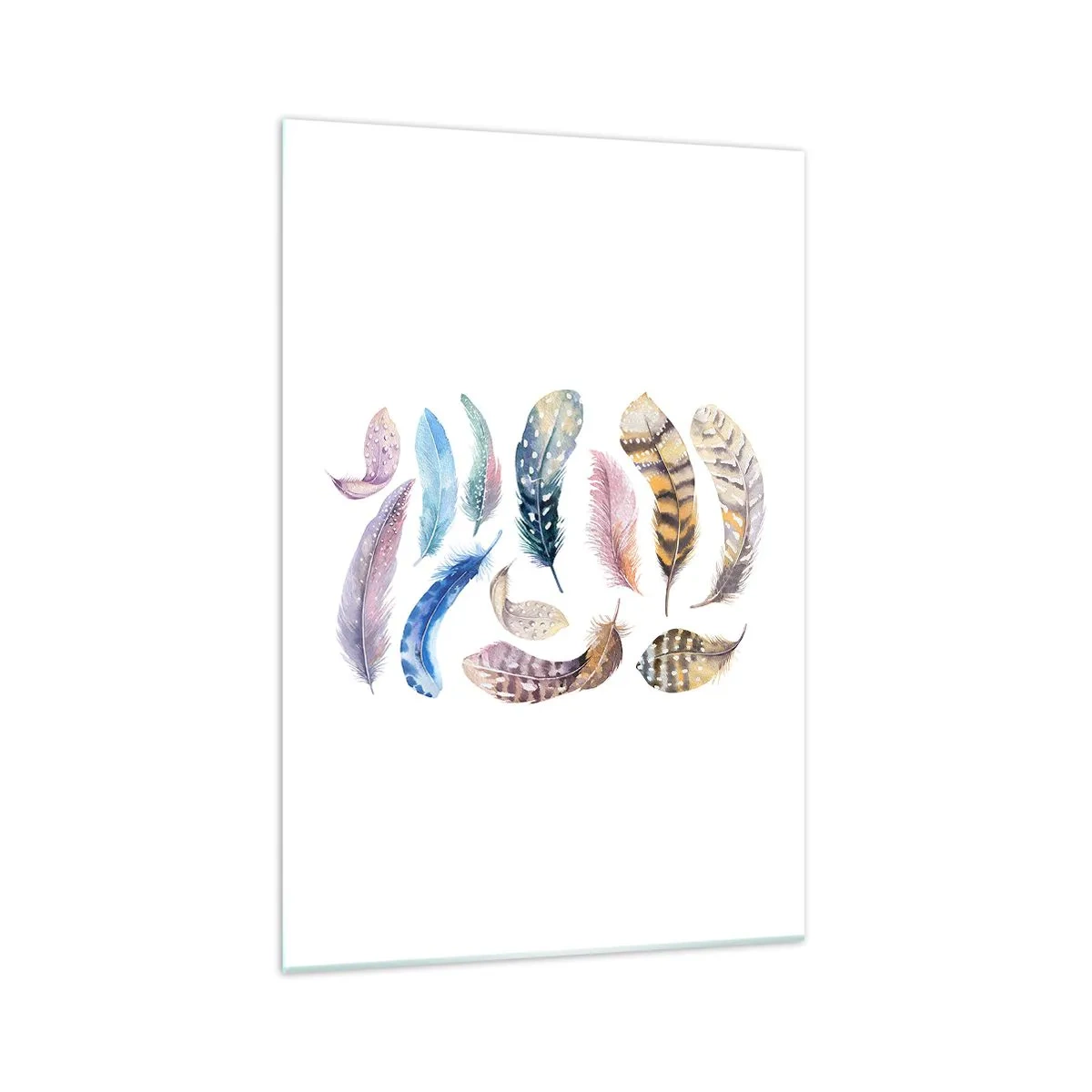 Billede på glas - Letvægts, farverig og flerfarvet - 70x100 cm