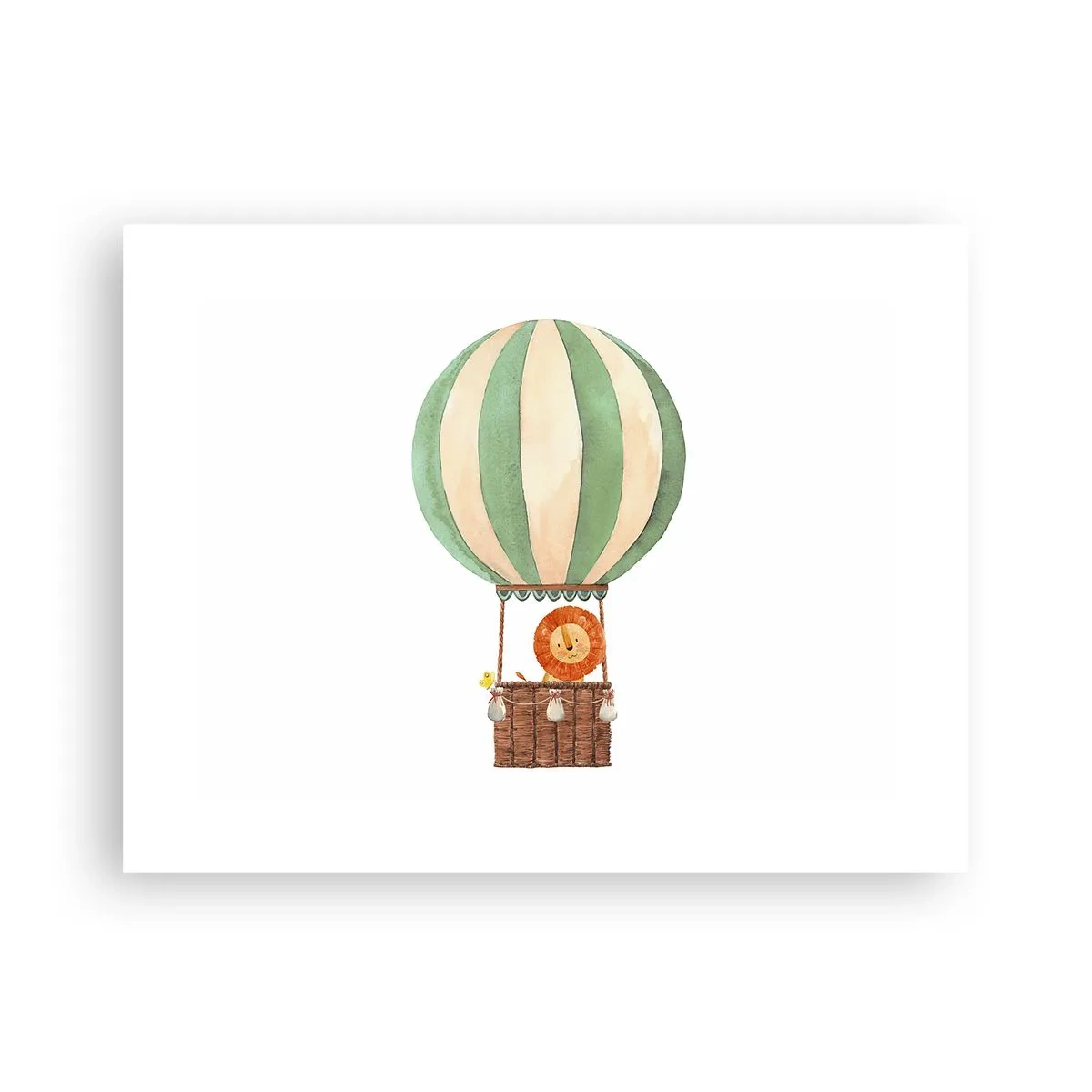 Plakat - Leons rejser - 40x30 cm