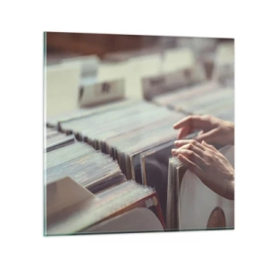 Billede på glas - På jagt efter følelser - 30x30 cm