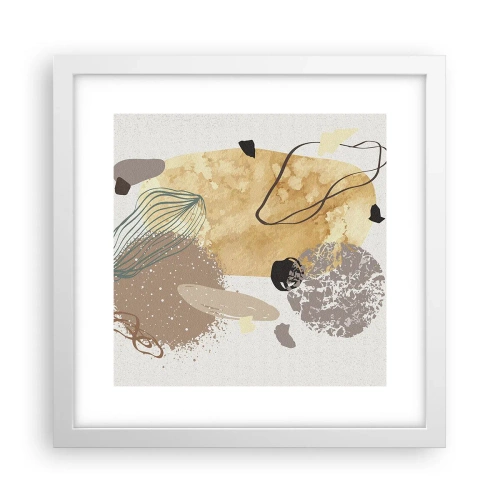 Plakat i hvid ramme - Anvendt plumkologi - 30x30 cm