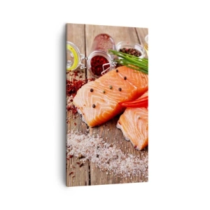 Lærredstryk - Billede på lærred - Norske køkken eventyr - 45x80 cm