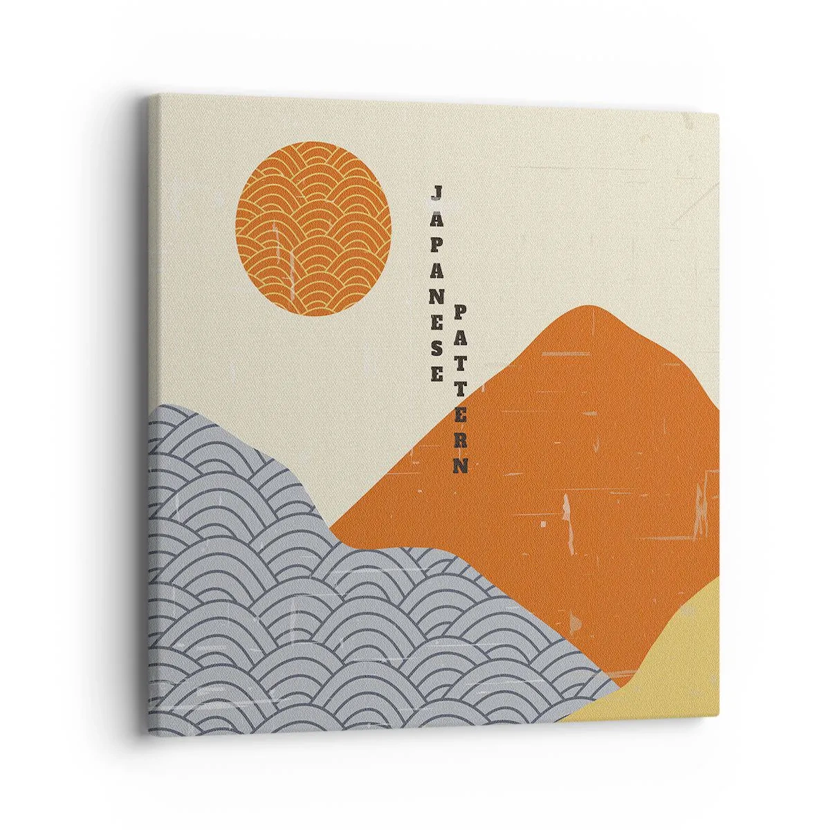 Lærredstryk - Billede på lærred - I den japanske ånd - 40x40 cm