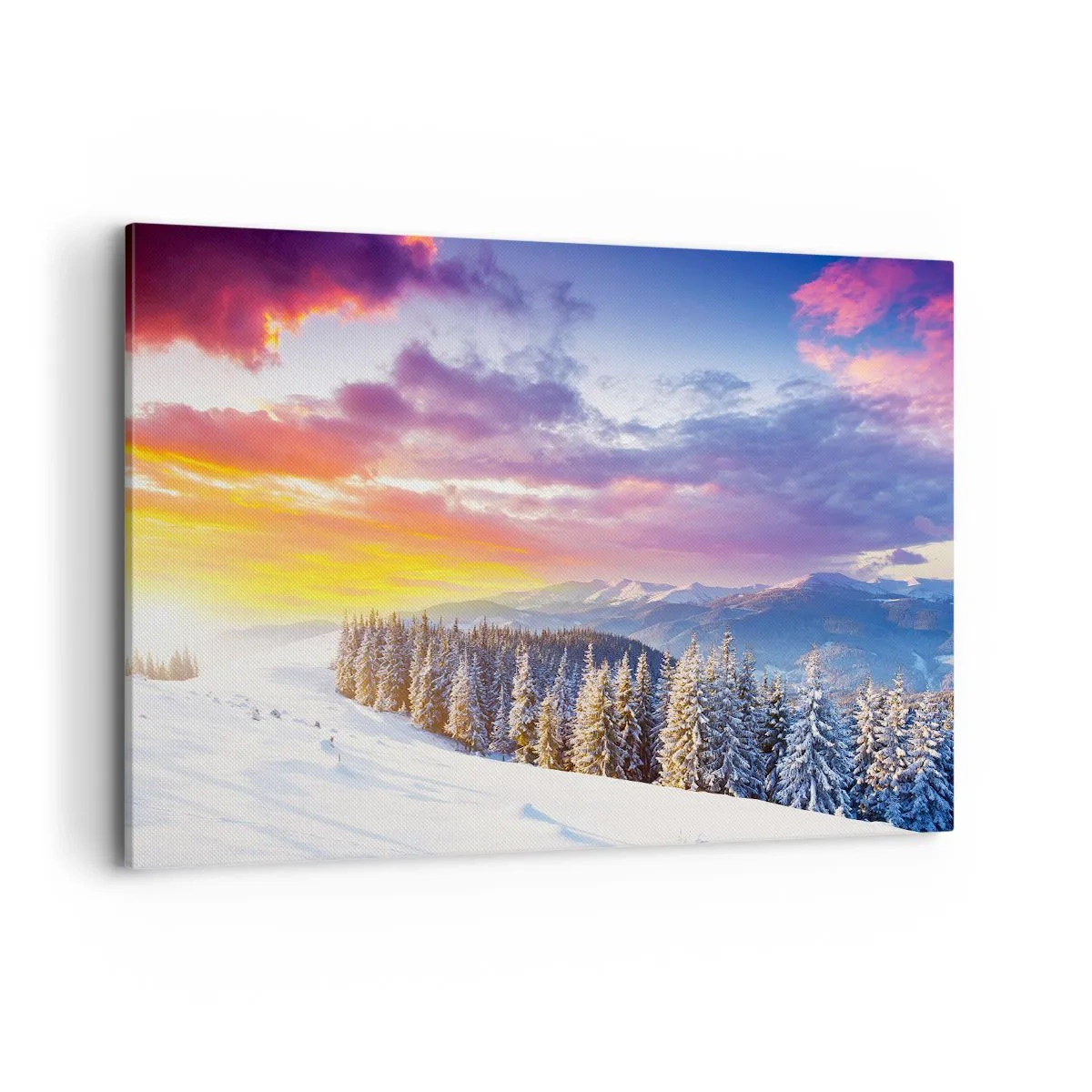 Lærredstryk - Billede på lærred - Ved højlys dag - 120x80 cm