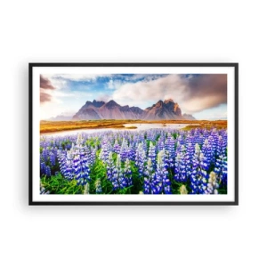 Plakat i sort ramme - Styrke og strenghed ved siden af blidhed - 91x61 cm