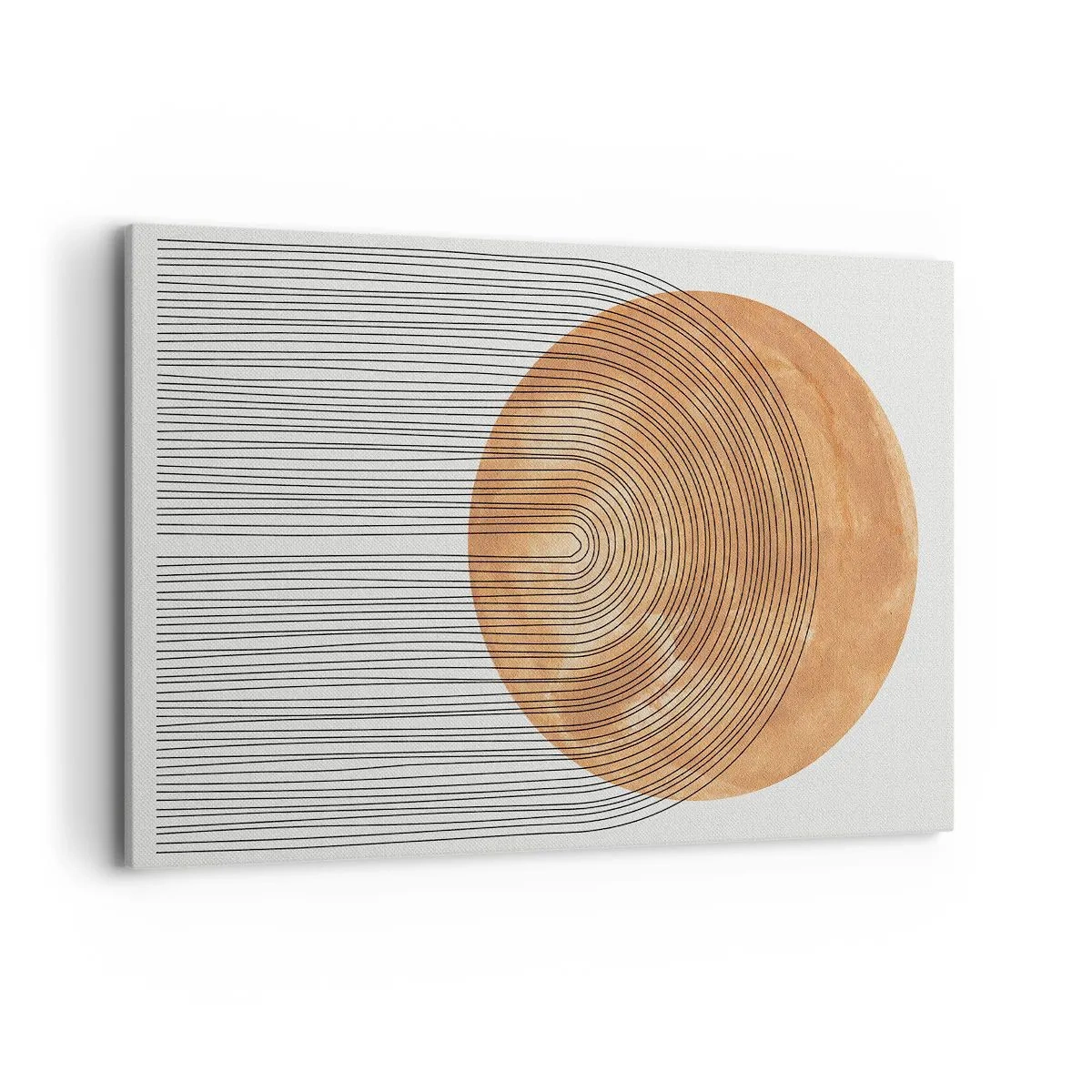 Lærredstryk - Billede på lærred - En solrig komposition - 120x80 cm