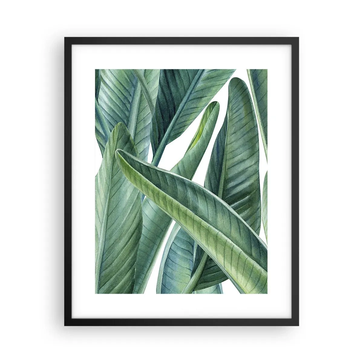 Plakat i sort ramme - Det grønne i sig selv - 40x50 cm